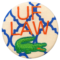Orange & Blue - Quatrefoil Law Gator