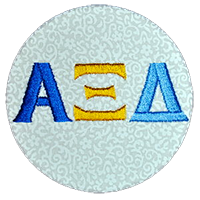 Alpha Xi Delta - White Scroll