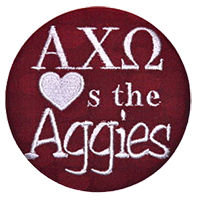 Maroon & White Aggies - Maroon Dot