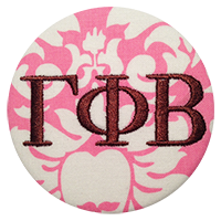 Gamma Phi Beta - Pink Damask