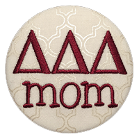 Maroon & White - Sorority Mom