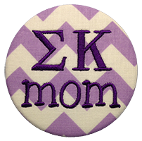 Sigma Kappa - Purple Chevron Mom
