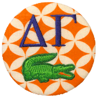 Orange & Blue - Orange Diamond Gator