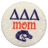 Blue & Orange Broncos - Tri Delta Mom