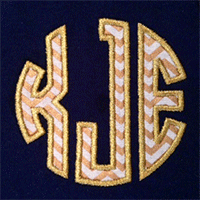 Monogrammed Tank - Applique