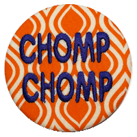 Orange & Blue - Chomp Chomp Orange Retro